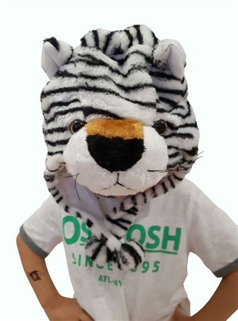 White Tiger Headgear • Costume Shop Singapore