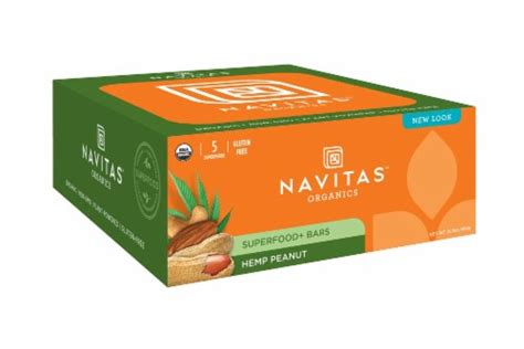 Navitas Organics Superfood + Bars Hemp Creamy Peanut, 12 Bars - Ralphs