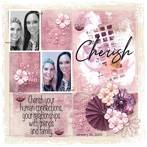 Cherish Every Little Moment Word Art - Designs by Laura Burger