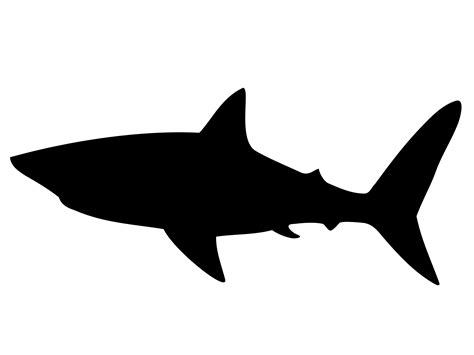 Shark Silhouette Shark Clipart Svg Shark Svg Shark Template Etsy | sexiezpix Web Porn