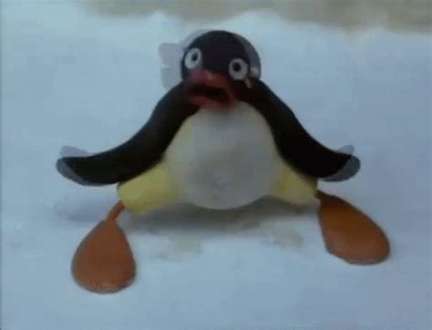 Pingu Penguin GIF - Pingu Penguin Terrified - Discover & Share GIFs