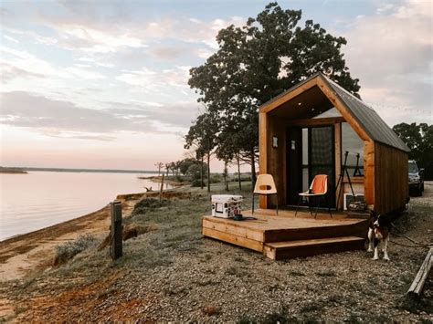 this is Paradise on Lake Texoma - Hipcamp in Pottsboro, Texas | Glamping cabin, Cabin, House