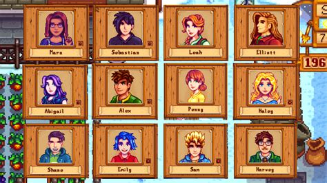 Likes of Every Marriage Candidate in Stardew Valley