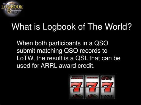 What is Logbook of The World? - ppt download