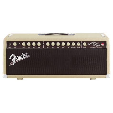 Fender Super-Sonic 100 Watt Guitar Amp Head at Gear4music.com