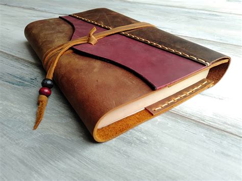 Leather Book Cover Leather Journal Case Journal Cover Bible - Etsy UK