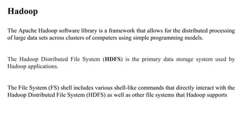 Top 10 Hadoop Shell Commands | PPT