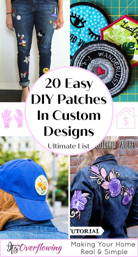 How to Make a Patch (20 Easy DIY Iron on Patches)