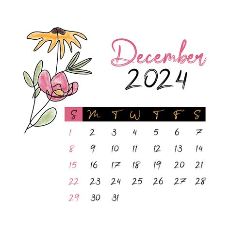 2024 December Calendar Png Download Images - Blank 2024 Calendar