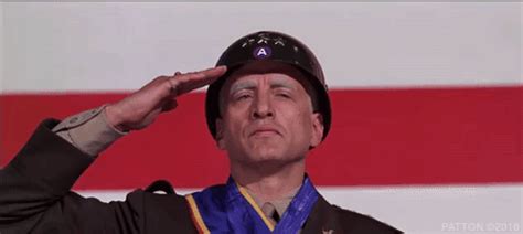 George C Scott Salute GIF by 20th Century Fox Home Entertainment - Find & Share on GIPHY