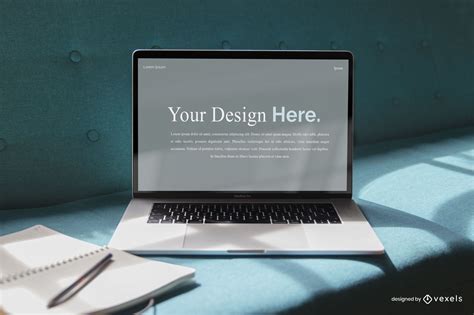 Professional Laptop Screen Mockup PSD Editable Template