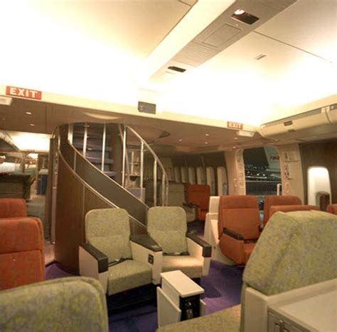 TWA 747 Cabin Interior - 1970s Vintage Aircraft