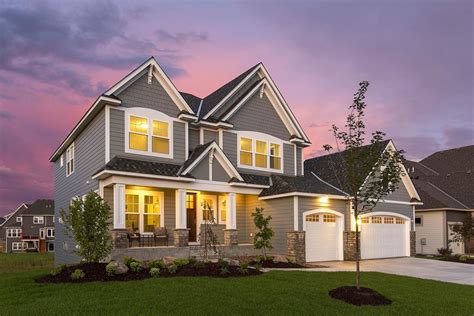 Comfortable New American House Plan with Second-Level Master - 73414HS ...