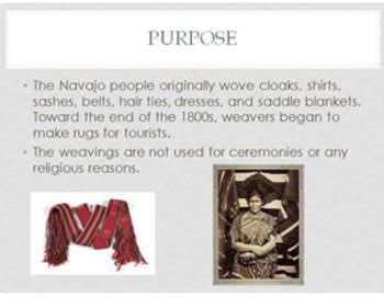 Navajo Weaving History by Masterpiece Momma | Teachers Pay Teachers