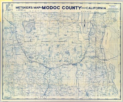 Metsker's map of Modoc County, state of California. Compiled by Chas. F ...