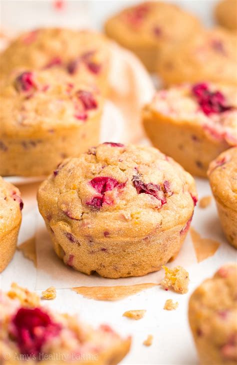 The Ultimate Healthy Cranberry Orange Muffins | Amy's Healthy Baking