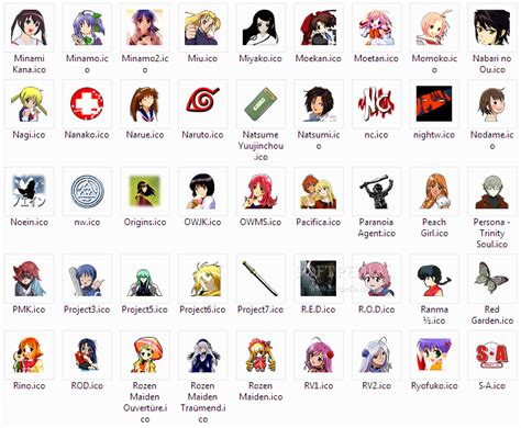 Anime Folder Icon Pack / Anime Folder Icon Pack Iii By Cersseilanner On ...