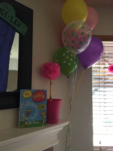 Lorax birthday decorations | Lorax birthday, Birthday decorations, Decor