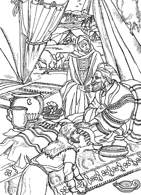 Free Coloring Pages, Jacob And Esau - Coloring Home