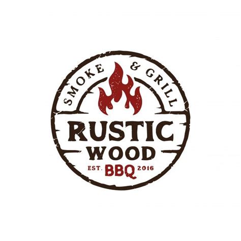 Design de logotipo de churrasco rústico vintage | Vetor Premium | Design de logotipo, Design de ...