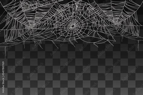 Spider spooky web decoration for background vector illustration on ...