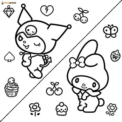 раскраска | Dibujos garabateados, Hello kitty para colorear, Pegatinas bonitas