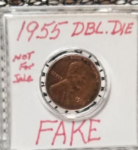 FAKE 1955 Double Die Cent | Live and Online Auctions on HiBid.com