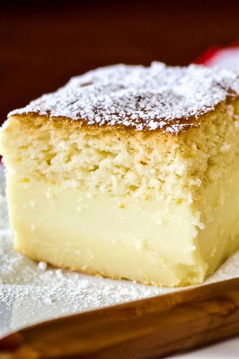 Magic Three-Layer Vanilla Custard Cake – The Bossy Kitchen