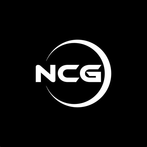 NCG letter logo design in illustration. Vector logo, calligraphy ...