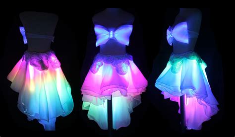 Fullcolor LED Light Up Bubble Skirt with Headware Nightclub Stage ...