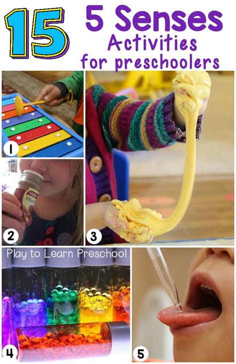 15 Fabulous Five Senses Activities for Preschoolers