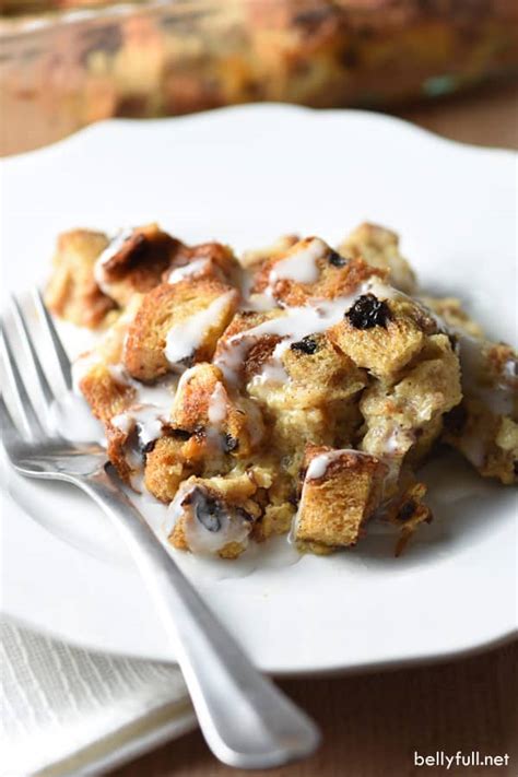 Cinnamon-Raisin Bread Pudding - Belly Full