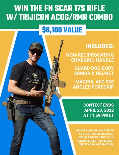 Contest - Win The FN SCAR 17S Rifle w/ ACOG/RMR Combo