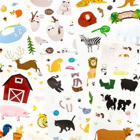 Zoo Animal Sticker Book By Recollections™ | Animal stickers, Sticker ...