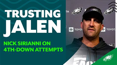 Why are Eagles aggressive on 4th down? Nick Sirianni trusts Jalen Hurts ...