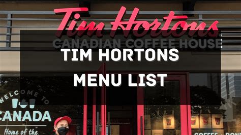 Tim Hortons Menu Prices Philippines 2024 [Updated] — All About ...