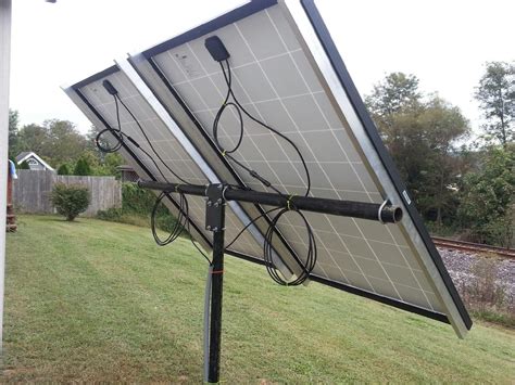 Universal solar panel pole mount kit, holds 2 large panels fits a 2" pipe USA | eBay | Solar ...