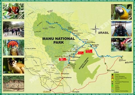 Manu National Park Map - manu national park peru • mappery