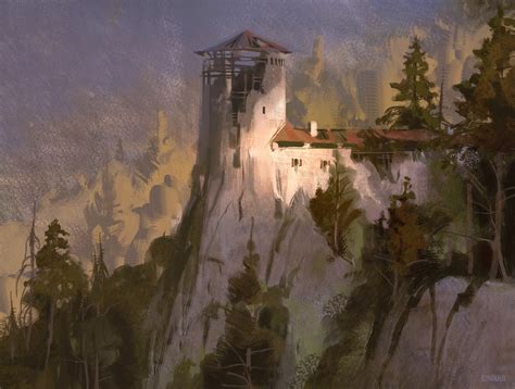 ArtStation - Mountain Castle