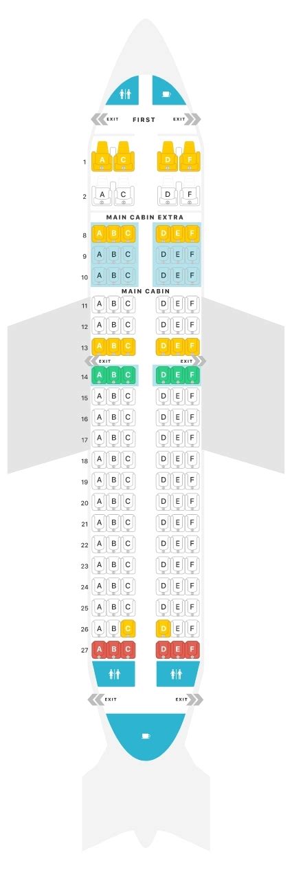 American Airlines A319 Seat Map — Review | Airportix