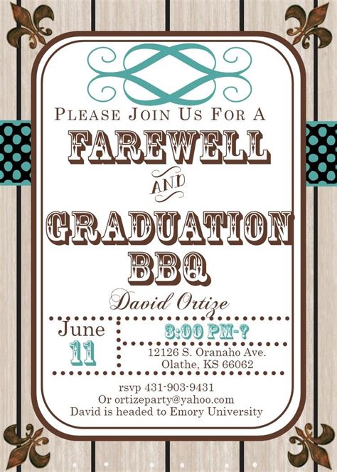 Pin on Gradutation party invitations