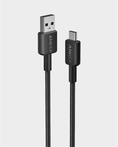 Anker 322 USB-C to USB-A Cable Braided -Black