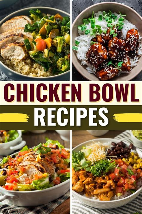 20 Healthy Chicken Bowl Recipes You’ll Love - Insanely Good