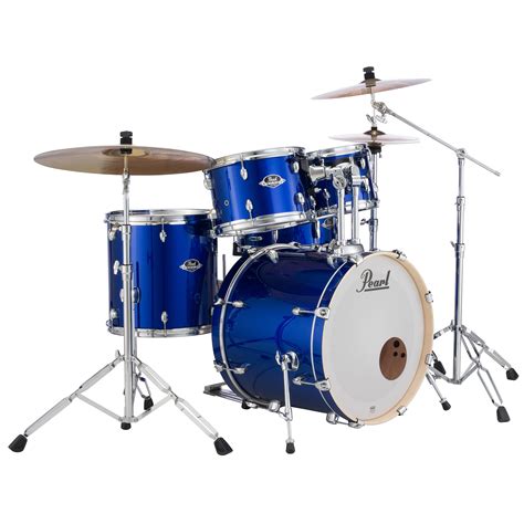 Pearl Export 20" High Voltage Blue Complete Drumset « Drum Kit