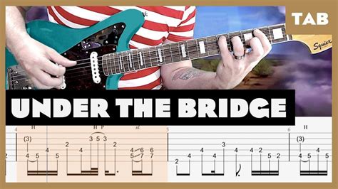 Under the Bridge Red Hot Chili Peppers Cover | Guitar Tab | Lesson ...