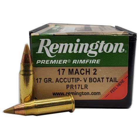 17 Mach 2 - Remington 17 Grain Accutip | Velocity Ammunition Sales