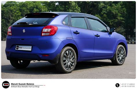 Maruti Suzuki Baleno - Wrapped in Brilliant Blue Matte Metallic | IDE ...