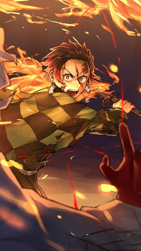 #329310 Tanjiro Kamado vs Rui, Kimetsu no Yaiba, 4K phone HD Wallpapers ...