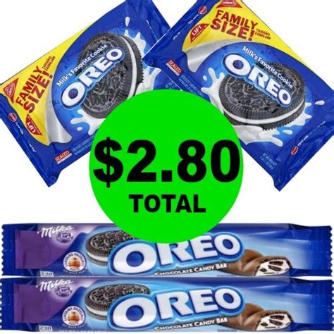 $2.80 for (2) Oreo Family Size Cookies & (2) Oreo Candy Bars at Publix! (5/6 to 5/8 or 5/9)