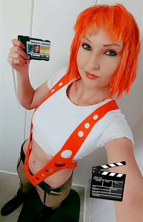 Leeloo Dallas Multipass Cosplay by ReneeRouge on DeviantArt